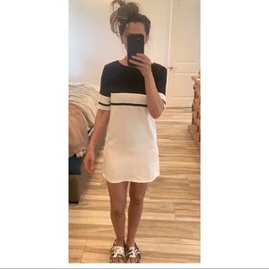 Block color shift dress